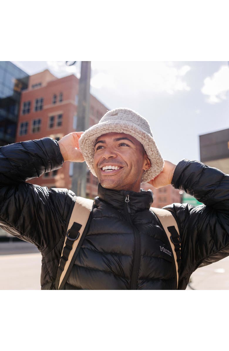 Turtle Fur Stomp Fleece Bucket Hat, Alternate, color, Violet