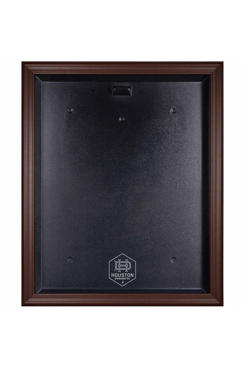 Houston Dynamo Framed Brown Team Logo Jersey Display Case, Main, color, Brown