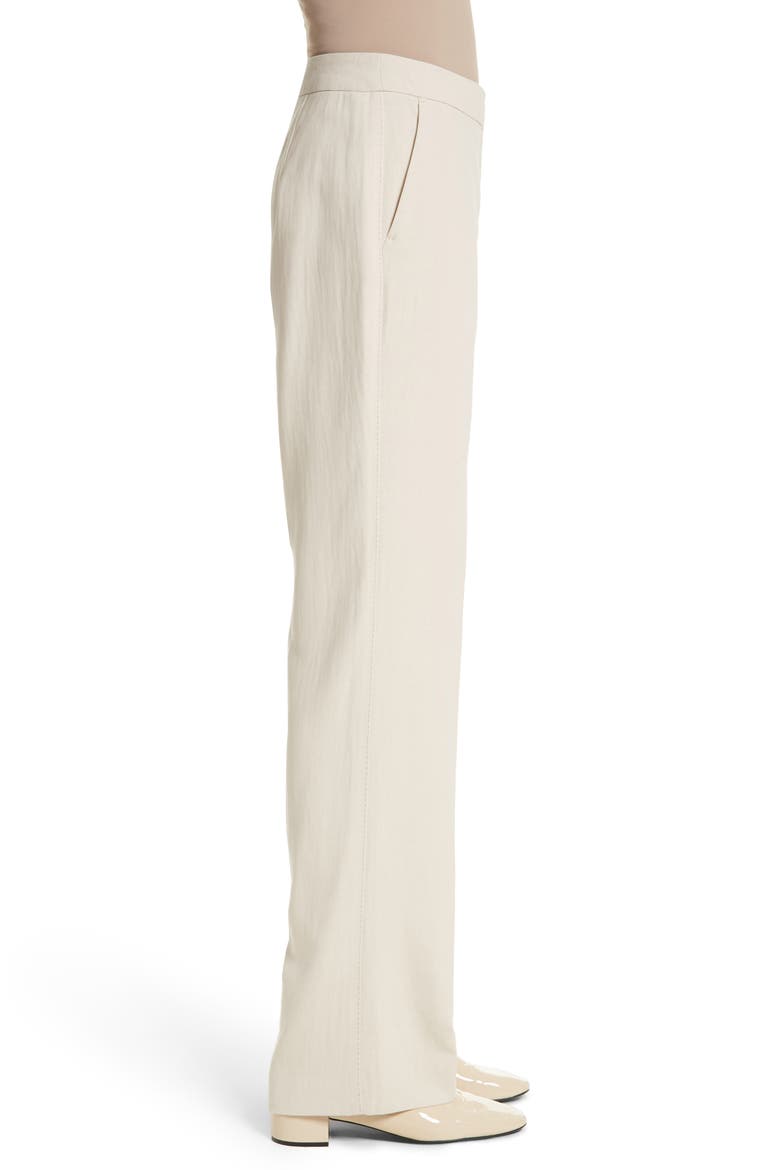 Cursore Cotton Wide Leg Pants, Alternate, color, IVORY