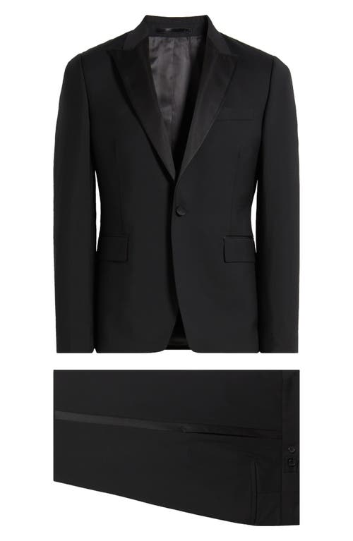 Paul Smith London Solid Wool Tuxedo in Black  product