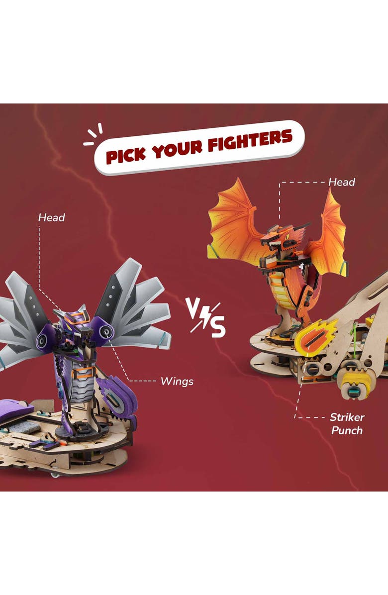 Smartivity Steam Warriors Clash Of Dragons Battle Game, Alternate, color, Multicolored