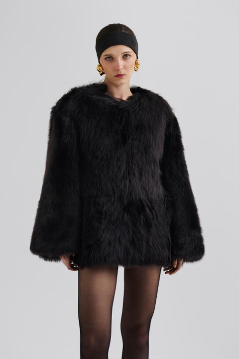 Jana Shearling Long Sleeve Jacket