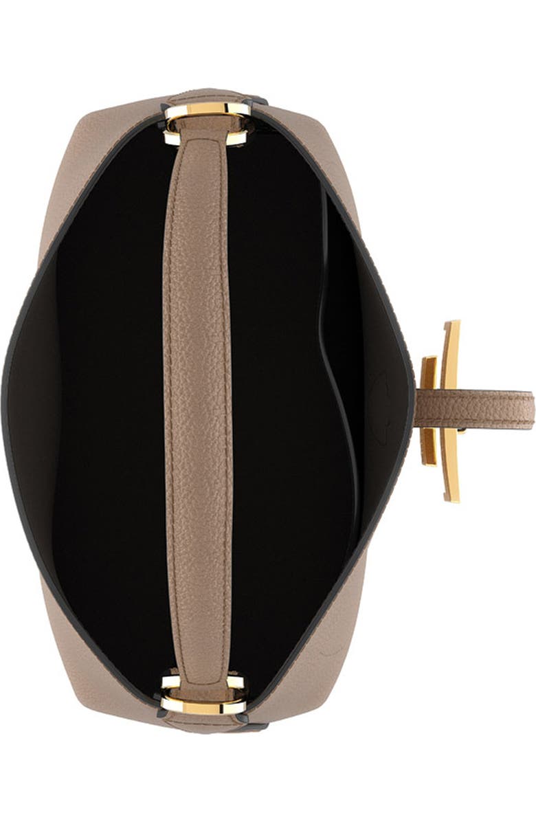 Tod's Leather Handbag, Alternate, color, Creta Chiaro