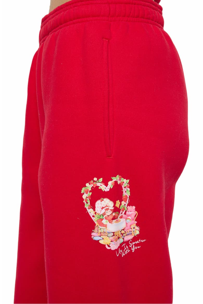 Life Is Sweet Sweatpants, Alternate, color, RED