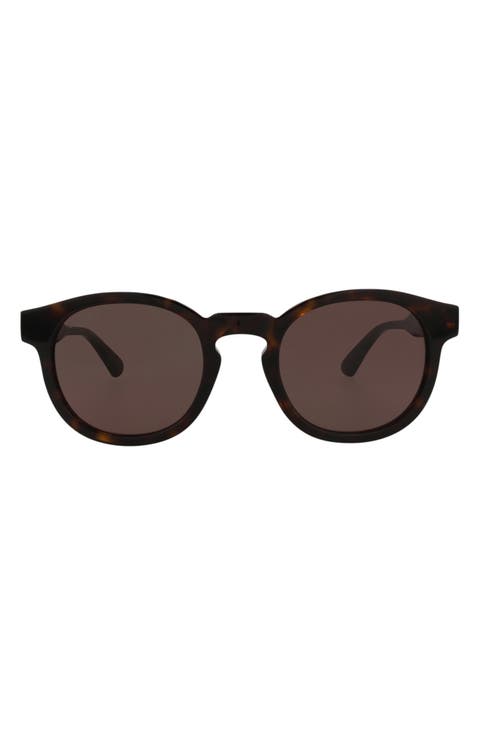 49mm Oval Sunglasses