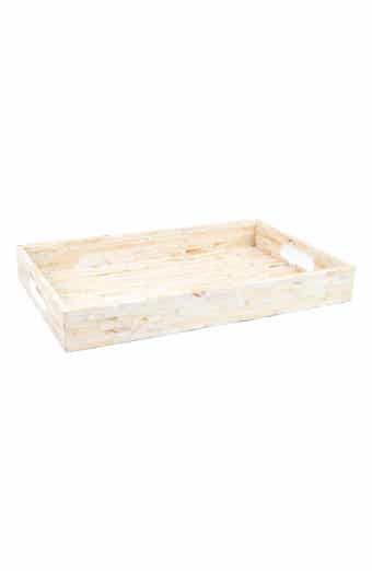 Mother of Pearl Rectangular Serving Tray