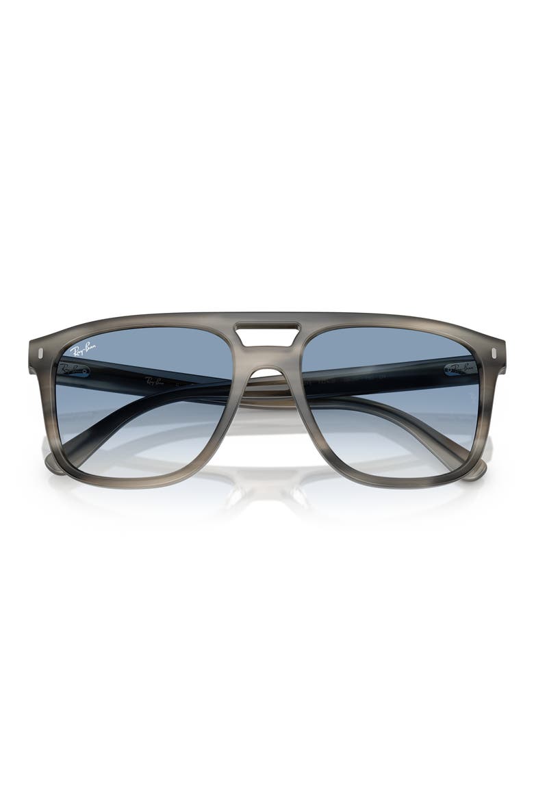 55mm Square Sunglasses, Alternate, color, BLUE GRADIENT