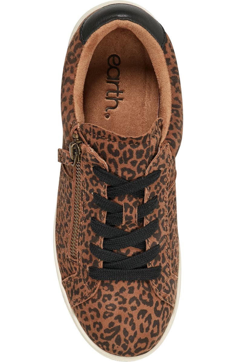 Earth<sup>®</sup> Netta Zip Up Sneaker, Alternate, color, Medium Brown