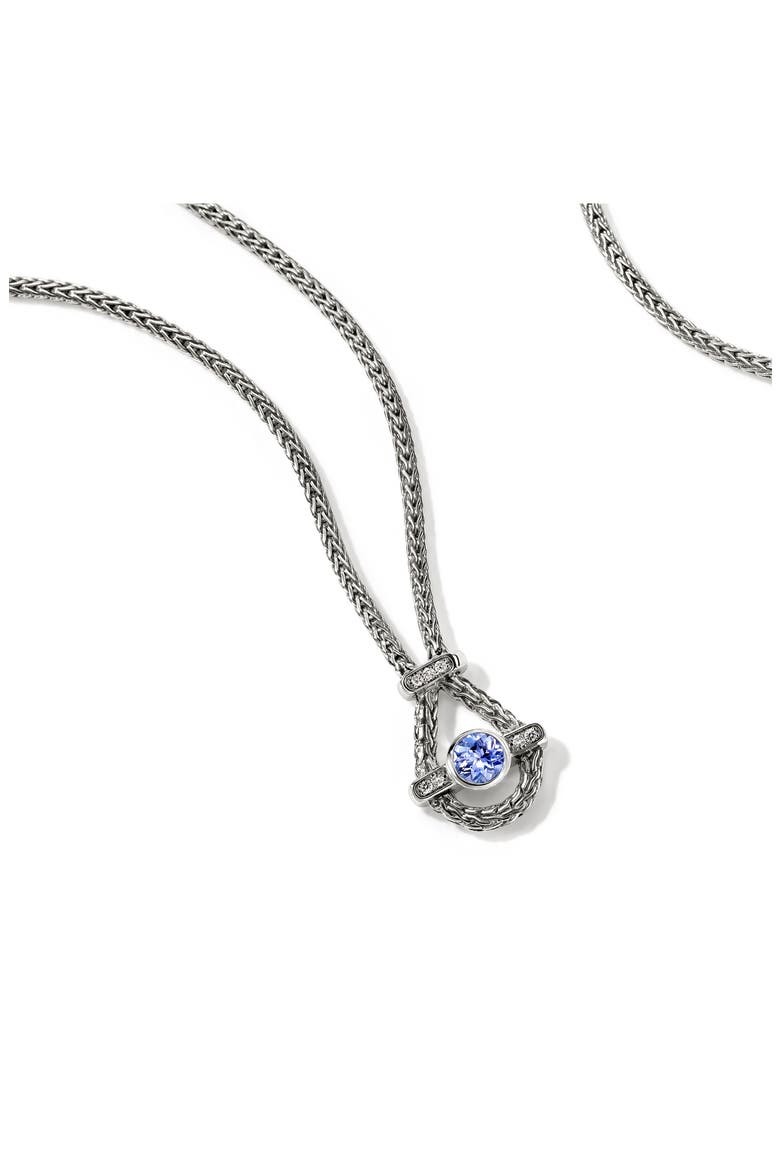 Icon Sterling Silver Pendant Necklace, Alternate, color, SILVER