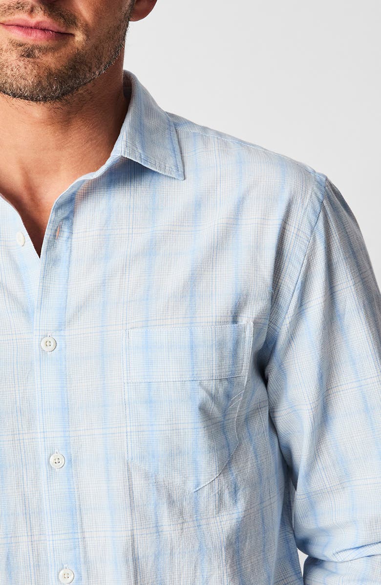 Billy Reid Pickwick Line Plaid Button-Up Oxford Shirt, Alternate, color,