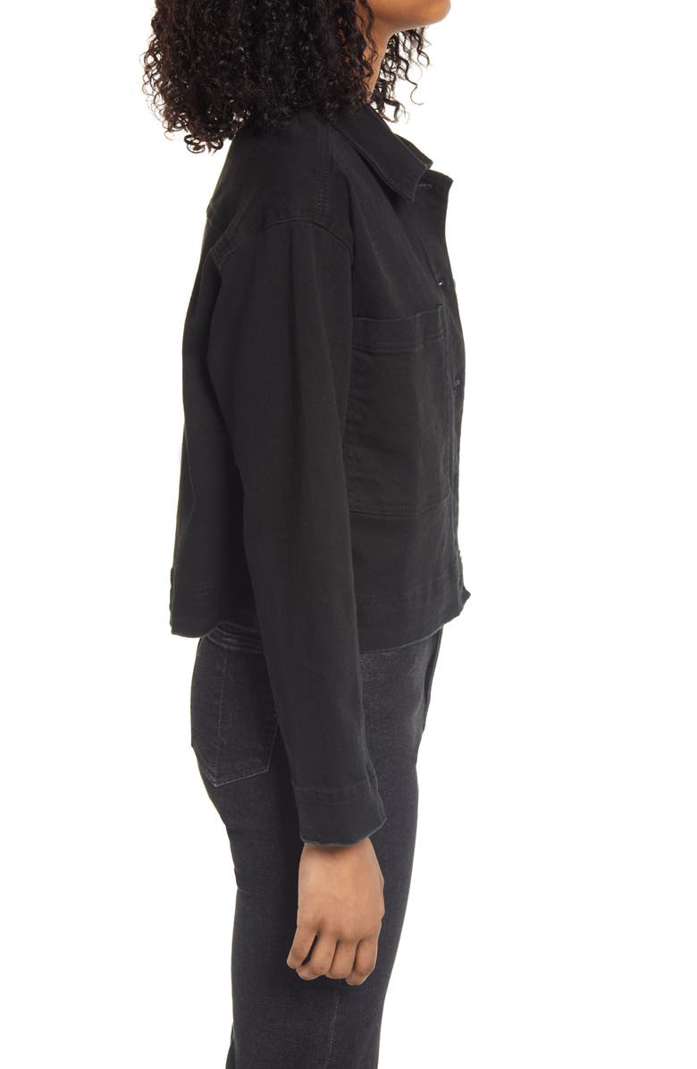 Tinsel Stretch Cotton Workwear Jacket, Alternate, color, 