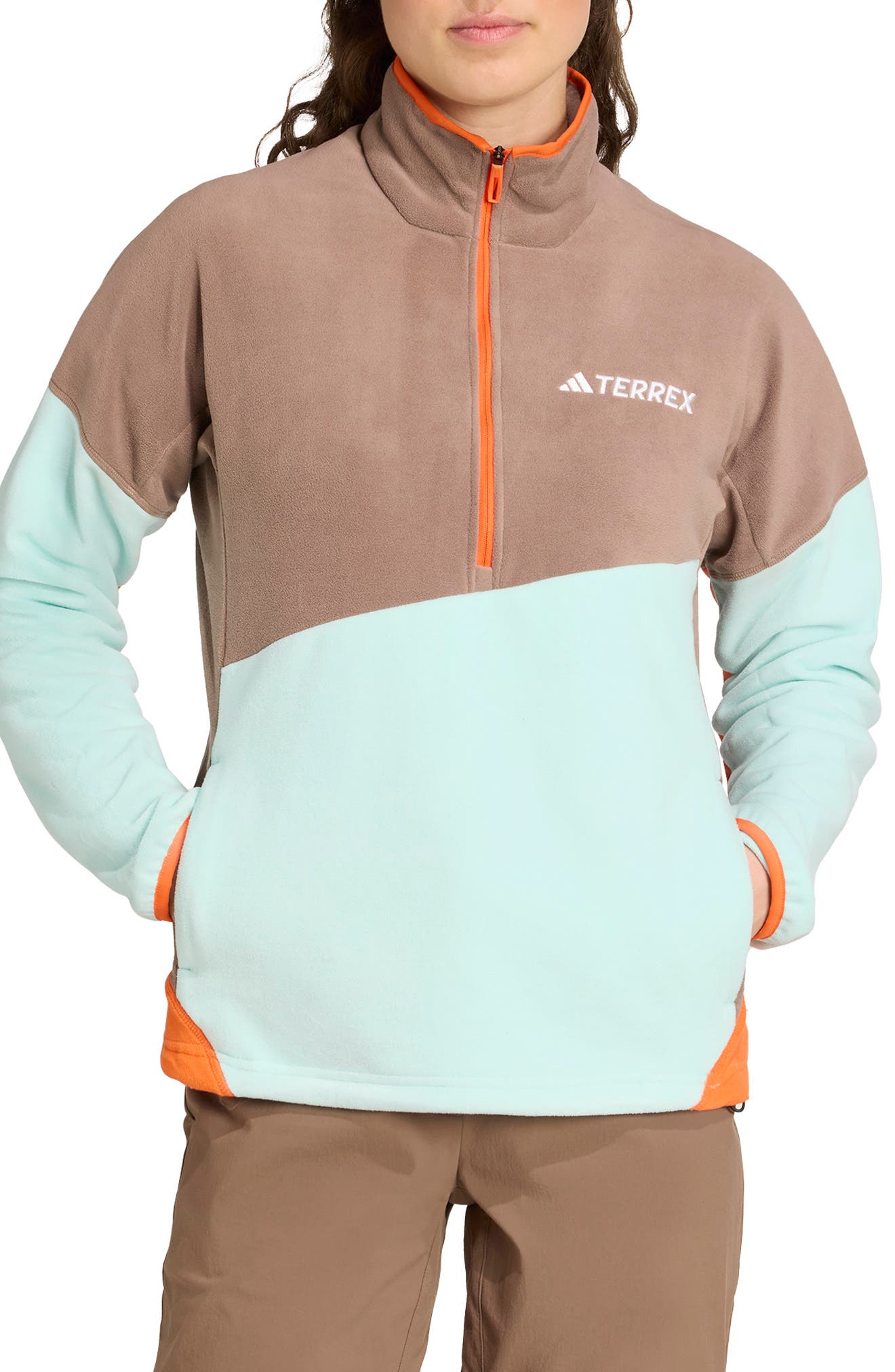 adidas Terrex Half Zip Fleece Jacket