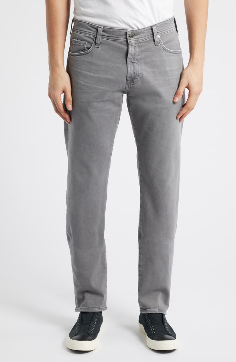 AG Tellis Slim Fit Jeans, Main, color, 7 Years Sulfur Storm Grey