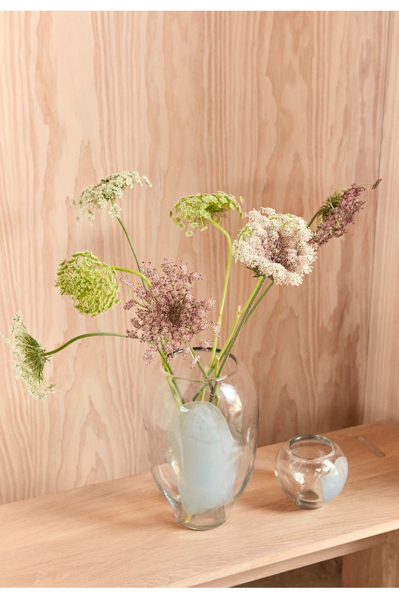 Jali Vase, Alternate, color, Ice Blue