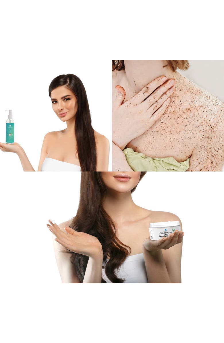 PURSONIC Ultimate Coconut Beauty Bundle, Alternate, color, White