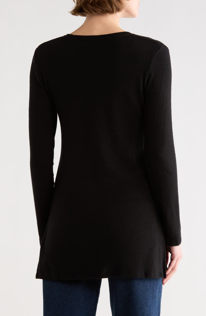 GO COUTURE V-Neck Tunic Sweater, Alternate, color,
