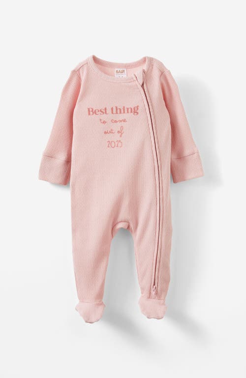 COTTON ON COTTON ON KIDS ORGANIC POINTELLE ZIP ALL IN ONE ROMPER