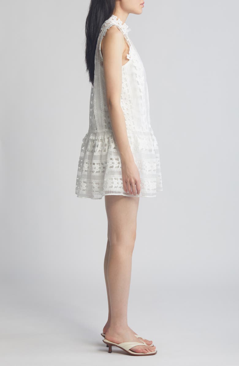 CIEBON Cara Butterfly Lace Shift Dress, Alternate, color, 