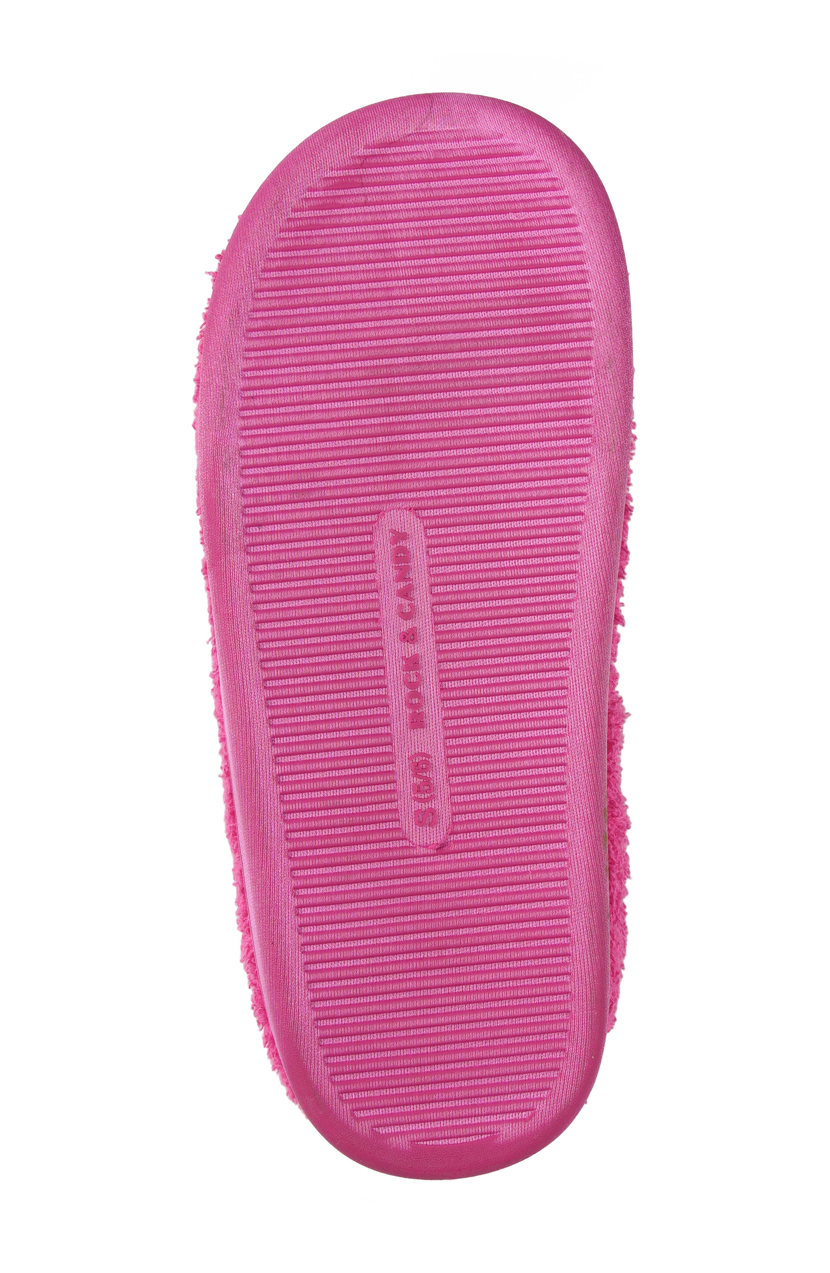 ROCK AND CANDY Scuff Slipper, Alternate, color, Fuschia Fabric - Fusfb