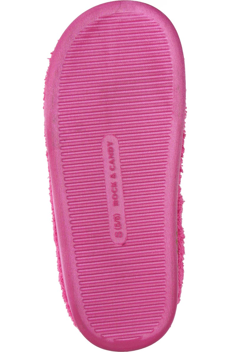 ROCK AND CANDY Scuff Slipper, Alternate, color, Fuschia Fabric - Fusfb