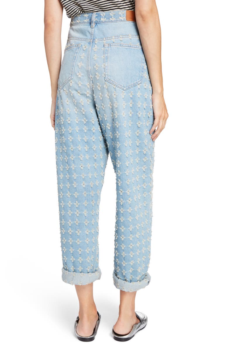 Isabel Marant Étoile Cory Cuffed Jeans, Alternate, color, 