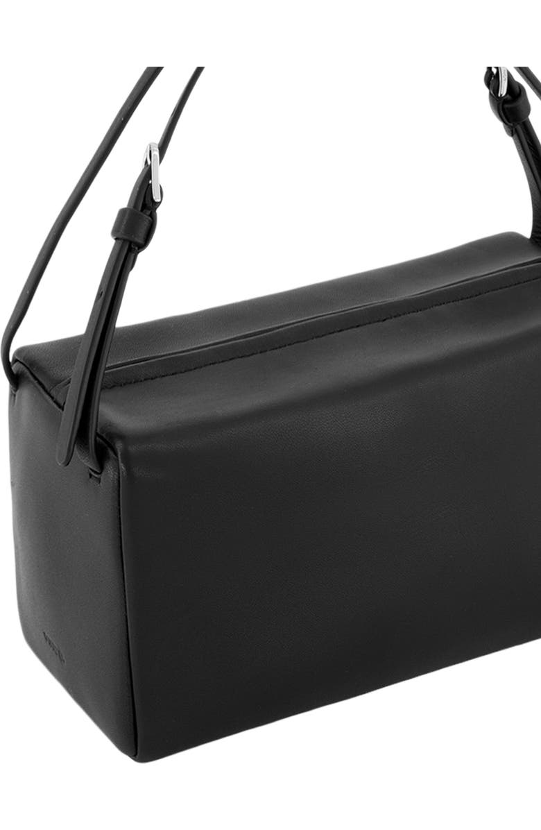 Vince Josie Leather Top Handle Bag, Alternate, color, Black