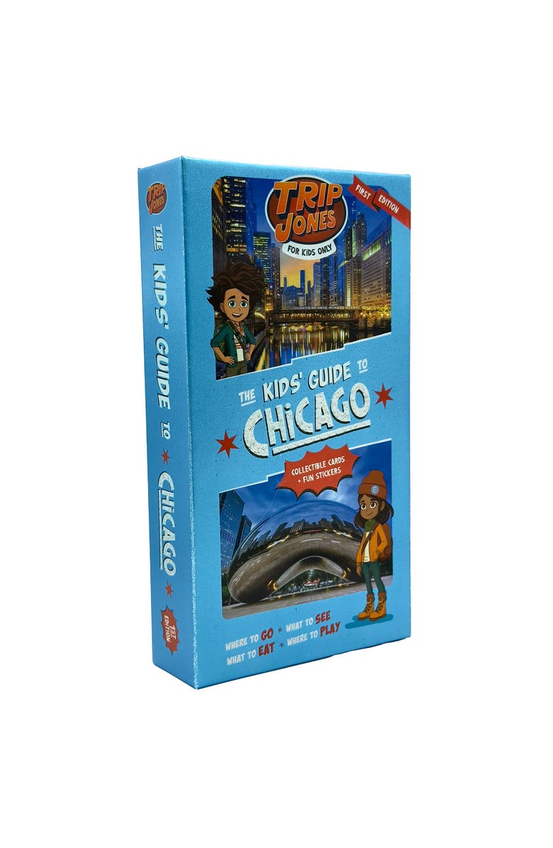 Trip Jones Kids Guide To Chicago Collectible Cards, Play Eat Explore, Ages 6+, Main, color, Multicolored