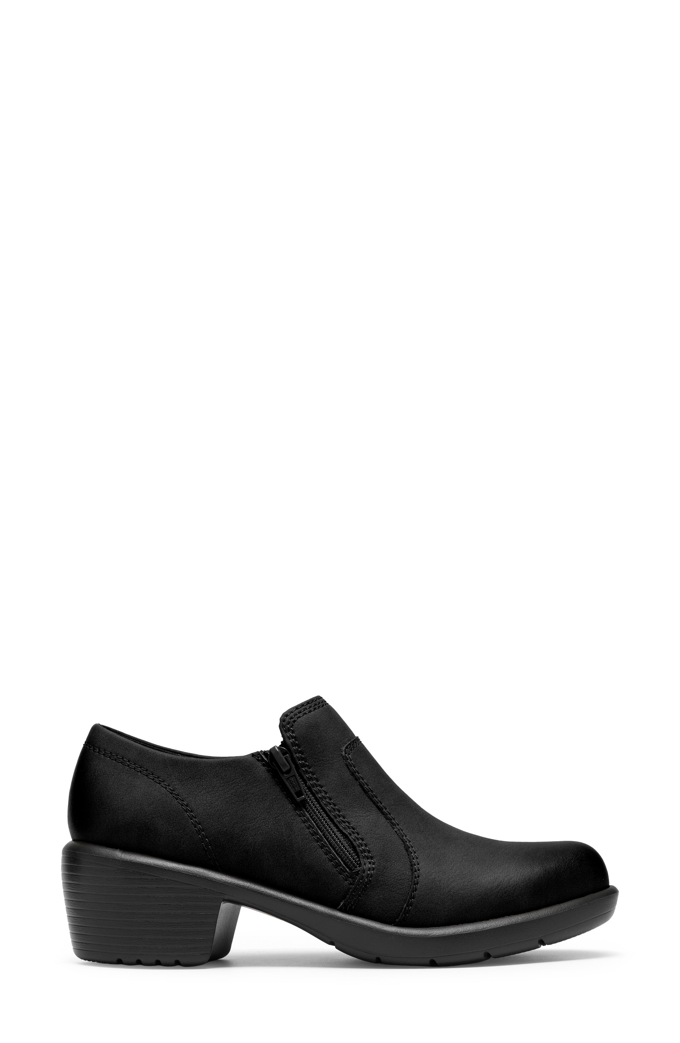 Kynnznie Ankle Bootie, Alternate, color, BLACK LEATHER