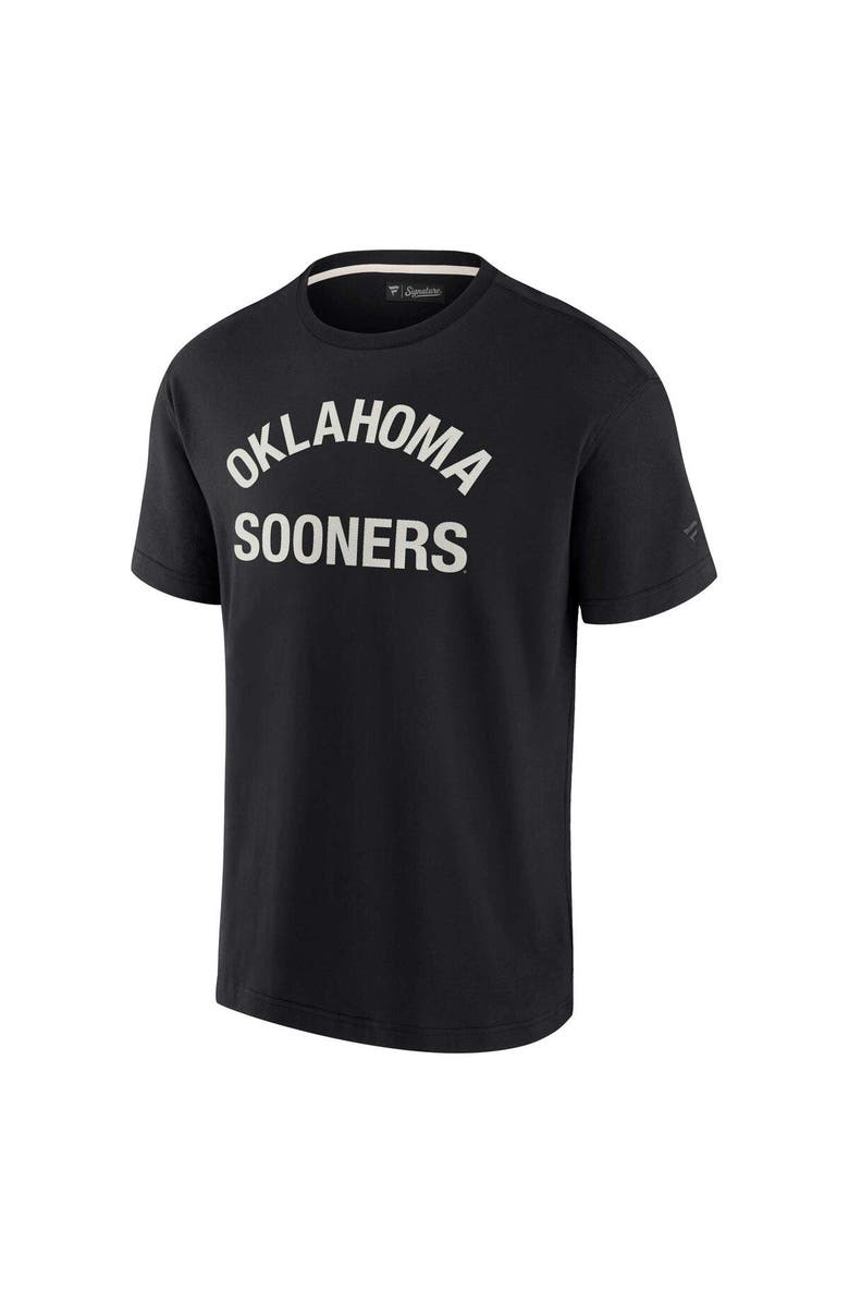 Fanatics Signature Unisex Fanatics Signature Black Oklahoma Sooners Elements Super Soft Short Sleeve T-Shirt, Alternate, color, Black