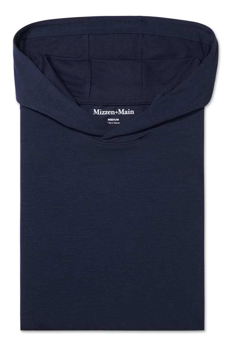 Knox Long Sleeve Hooded T-Shirt, Alternate, color, NAVY