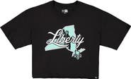 New Era Women's New Era Black New York Liberty 2026 WNBA Draft Hometown Boxy T-Shirt