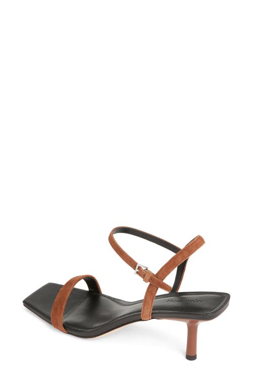Nordstrom Sydney Ankle Strap Sandal In Rust Bisque