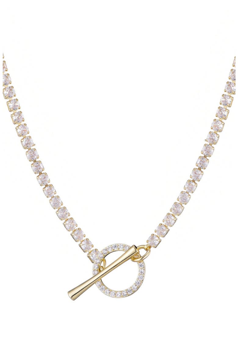 Crystal Toggle Necklace, Alternate, color, GOLD