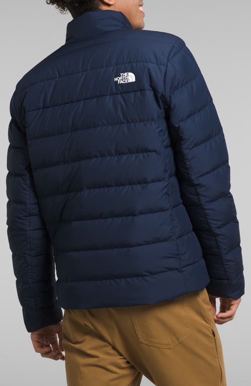 The North Face Aconcagua 3 Durable Water Repellent Parka In Summit Navy