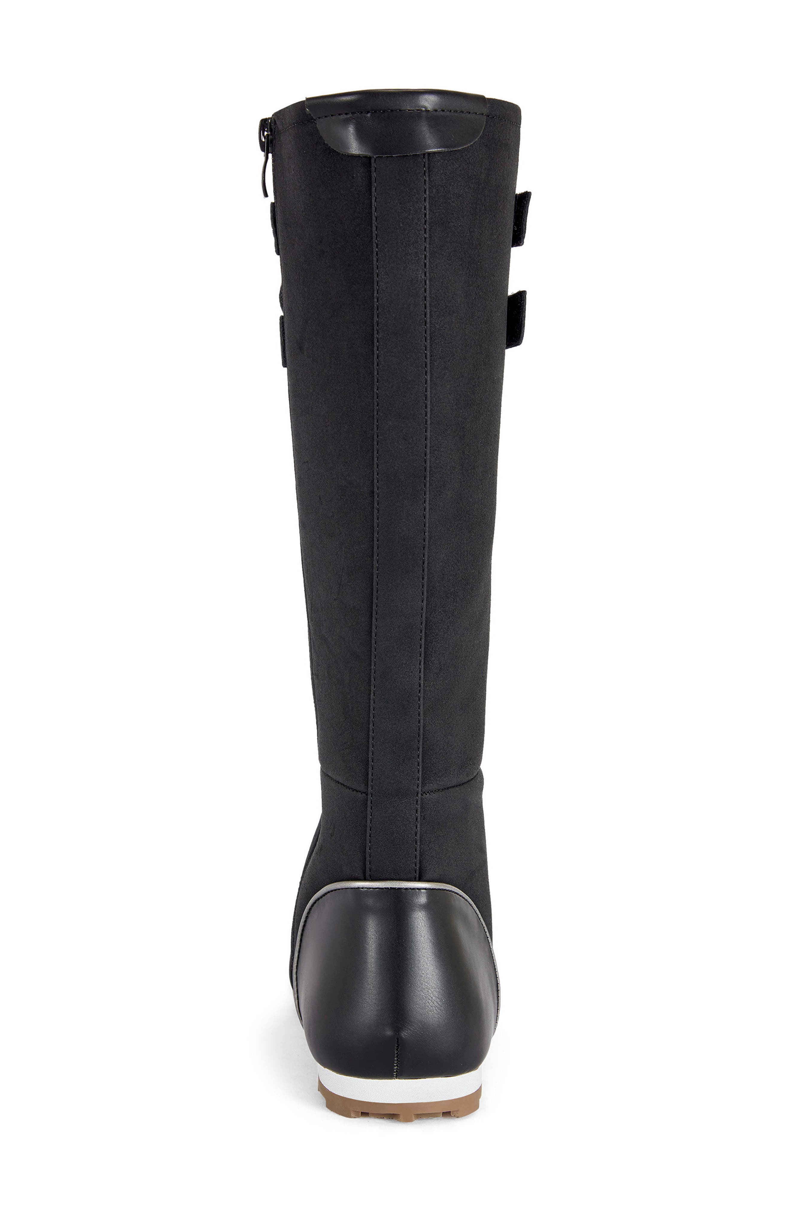 AZALEA WANG Ozzy Knee High Boxing Boot, Alternate, color, 