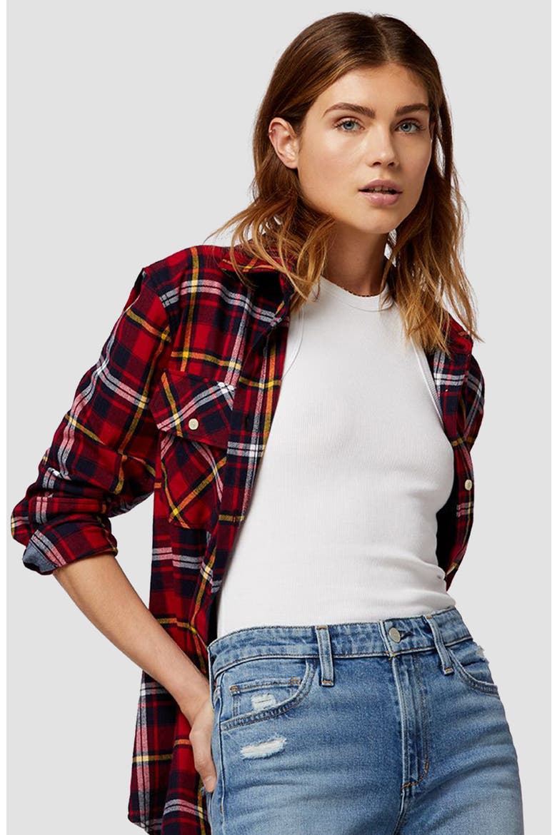 The Shirt, Alternate, color, BRUSHED RED PLAID