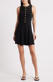 Nation LTD Jayna Fit & Flare Minidress