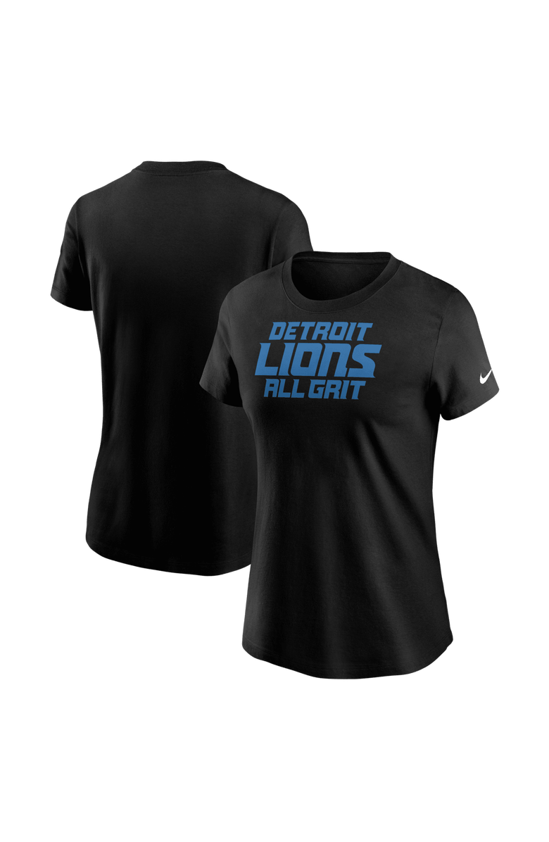 Nike Women
s Nike Black Detroit Lions Winning Dreams T-Shirt, Main, color, Black