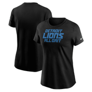 Nike Women's Nike Black Detroit Lions Winning Dreams T-Shirt