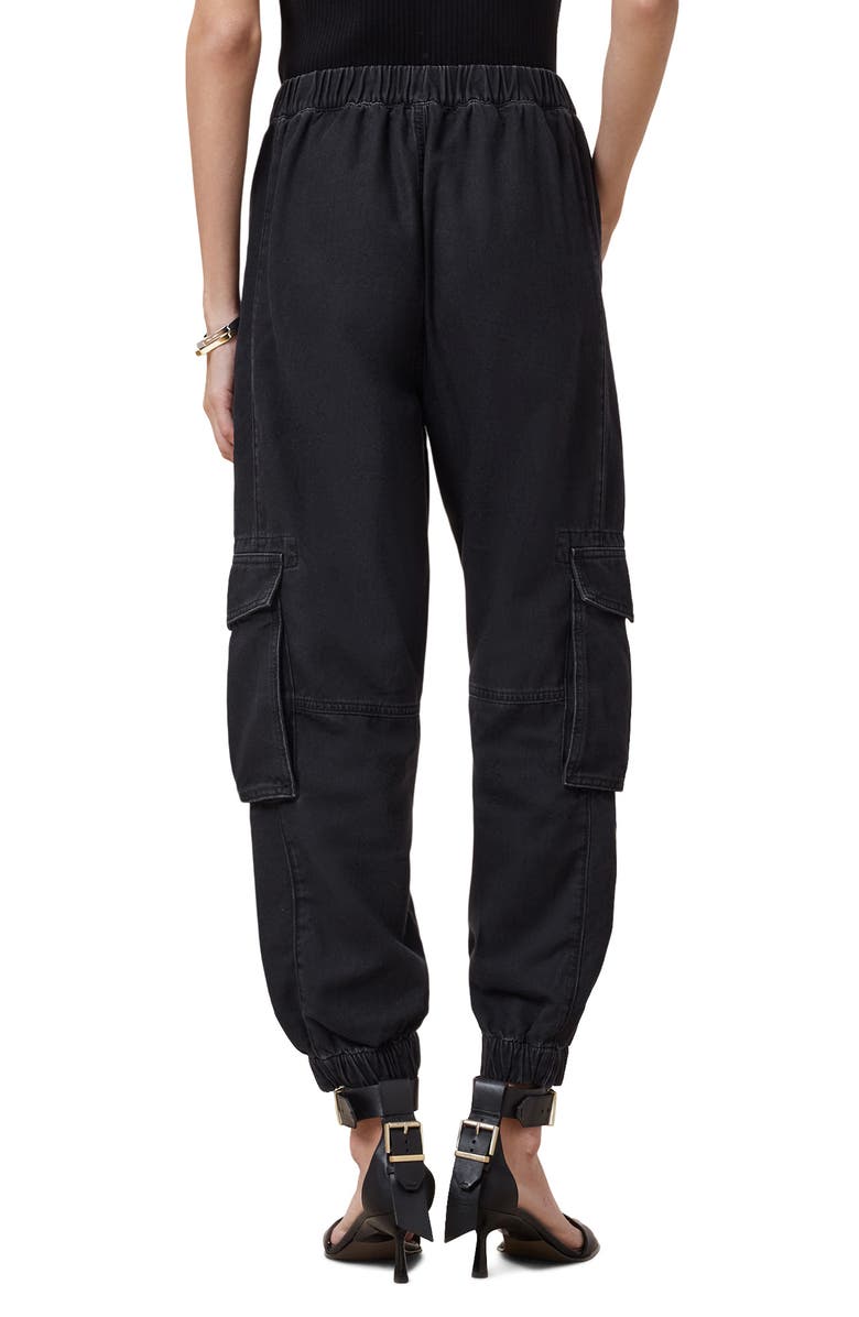 AllSaints Freda Taper Cargo Jeans, Alternate, color, 