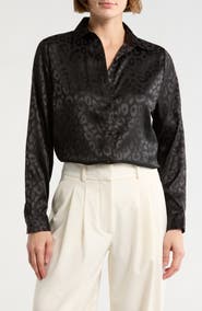 Forgotten Grace Leopard Button-Up Shirt
