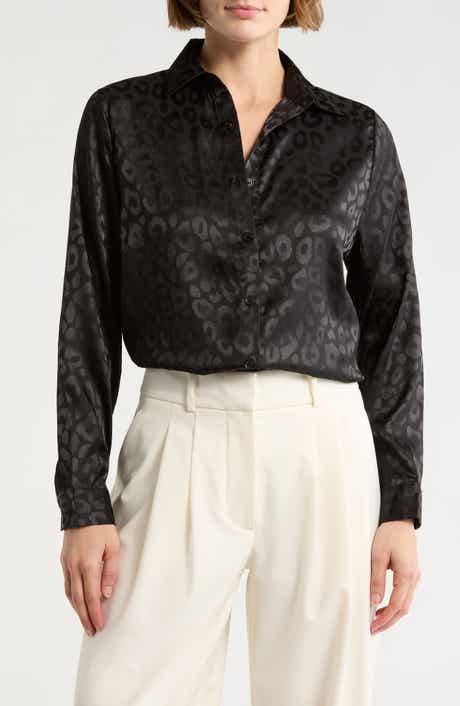 Forgotten Grace Leopard Button-Up Shirt