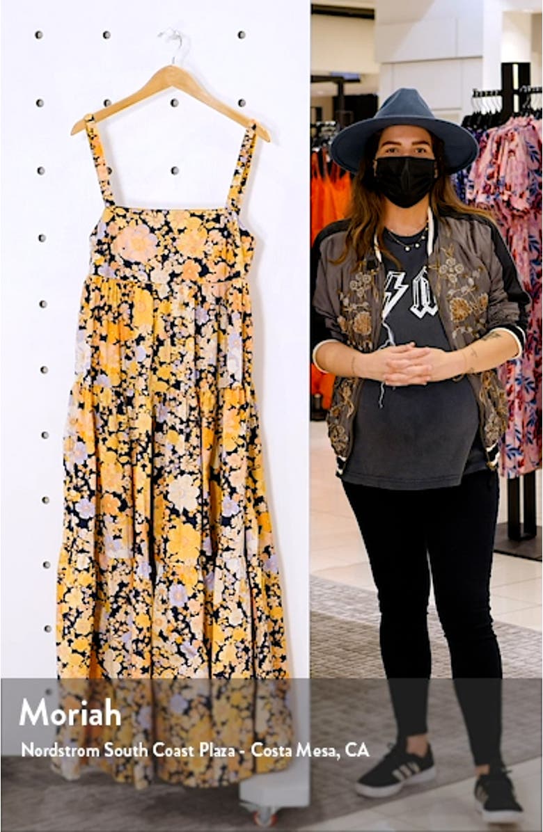 Floral Maxi Sundress, sales video thumbnail