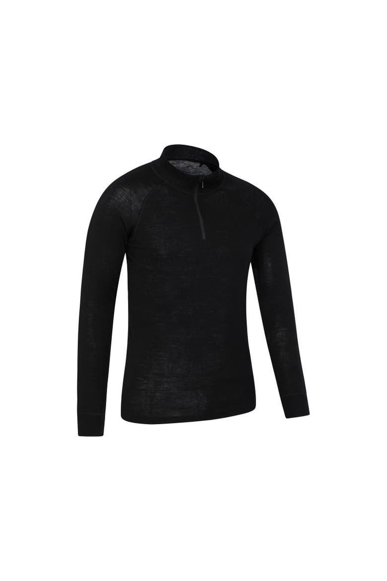 Merino II Base Layer Top, Alternate, color, Black