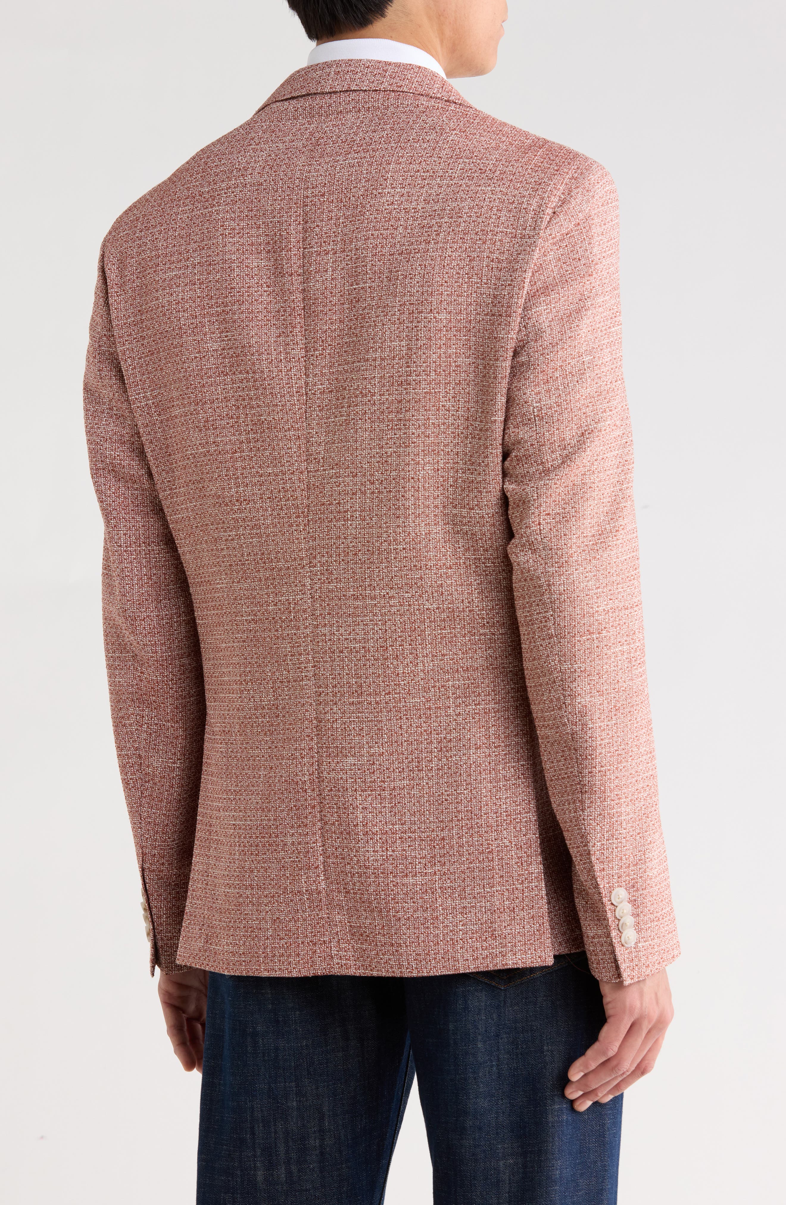 Hanry Dark Orange Cotton & Wool Blend Sport Coat - image 2