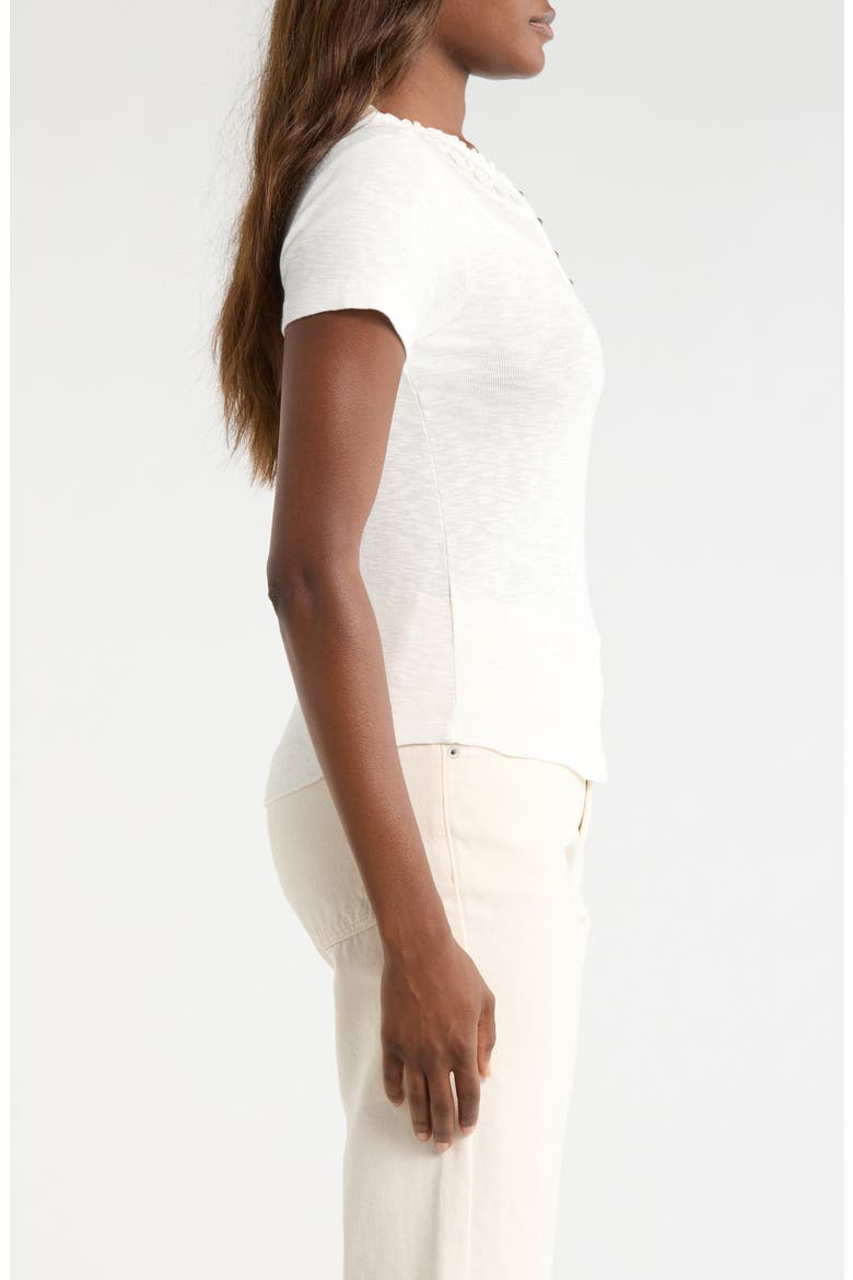 Embroidered Yoke Henley, Alternate, color, WHISPER WHITE