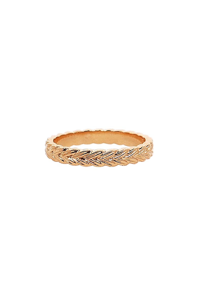 Braid Band Ring, Main, color, ROSE GOLD