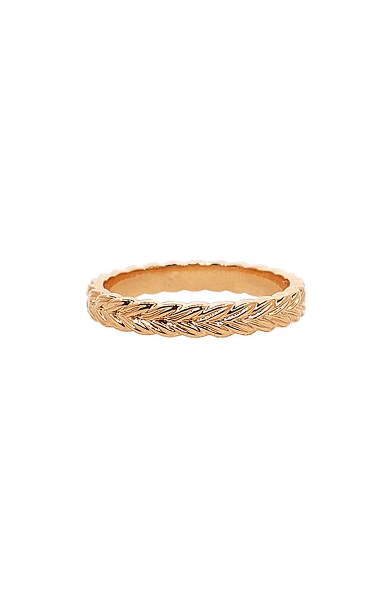 Sethi Couture Braid Band Ring, Main, color, Rose Gold