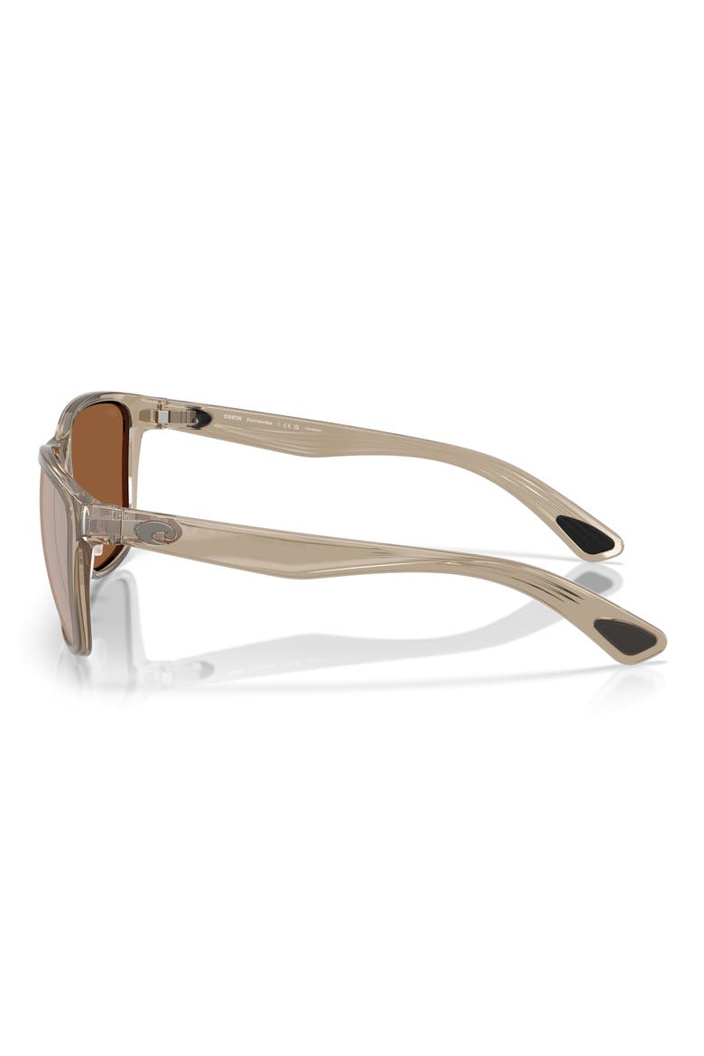 Corrientes 57mm Sunglasses, Alternate, color, TAUPE / COPPER SILVER