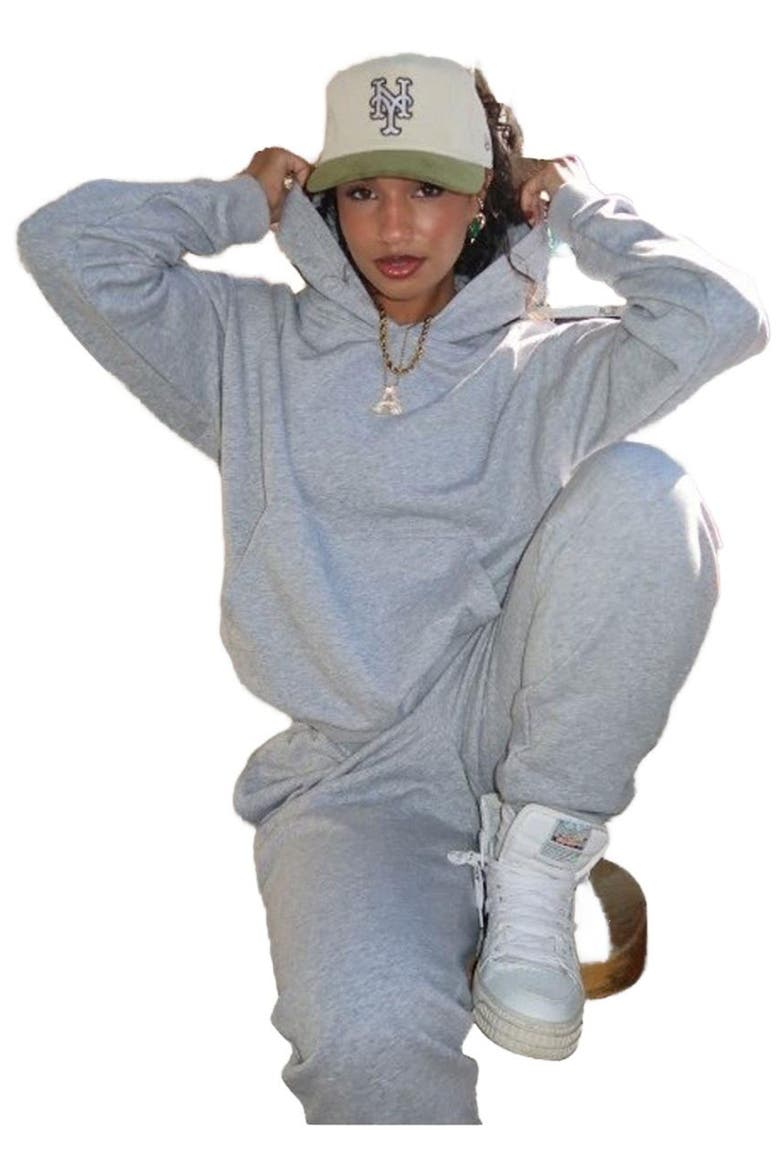 Women's Year Round Terry Hoodie, Alternate, color, Classic Grey Heather